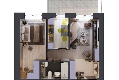 Apartament cu 2 camere în Central