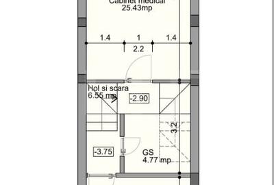 Spatiu medical, 145 mp utili, D+P, la cheie, zona centrala! - 5