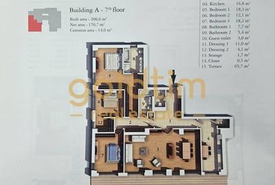 Apartament cu 4 camere semidecomandat, mobilat în Kiseleff - 22