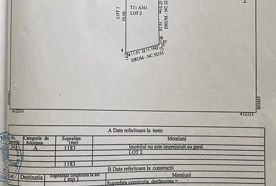 Teren de 1183 mp, în Malcoci - 2