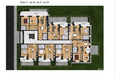 Apartament cu 3 camere decomandat în Careiului - 3