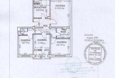 Apartament 4 camere 70 mp 2 bai centrala termica - Inel 2 - Scoala 39 - 14