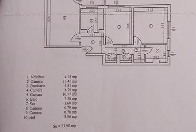 Apartament cu 3 camere în 1 Decembrie 1918 - 1