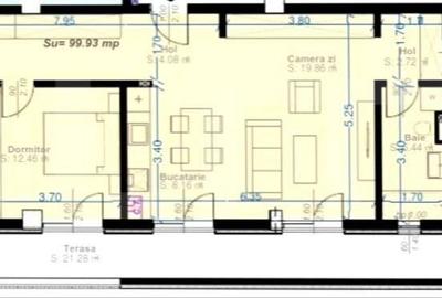Apartament cu 4 camere semidecomandat în Aradului - 1