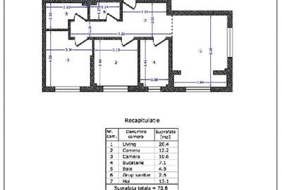 Apartament 3 Camere Decomandat Toate Utilitatile - 8