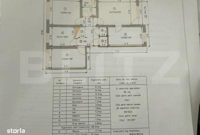 Apartament cu 4 camere decomandat în Aleea Trandafirilor