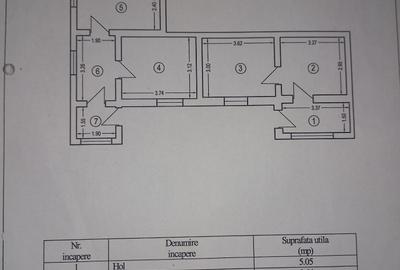 Casă cu 3 camere în Central - 1