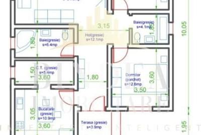 Casa individuala pe parter, 3 camere, 2 bai- Mosnita Noua, 640mp teren Casa individuala pe parter, 3 camere, 2 bai- Mosnita Noua, 640mp teren - 3