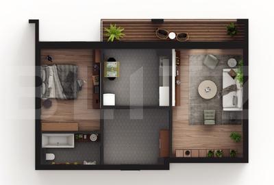 PROMO TVA! Apartament de 2 camere, decomandat, etaj intermediar, Visani - 3