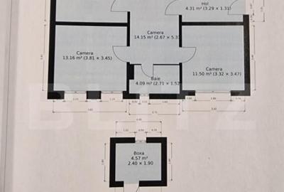 Apartament 4 camere, zona Punctele Cardinale Apartament 4 camere, zona Punctele Cardinale - 1