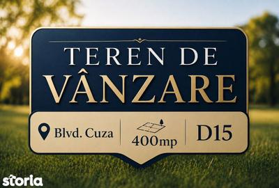 Teren de 400 mp, în Ultracentral - 1