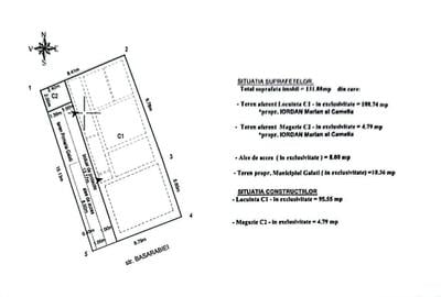 Casă individuală cu 2 camere cu Canalizare în Central - 2