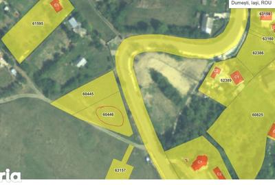 Teren de 834 mp, în Dumești
