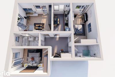 Apartament cu 3 camere în Sânpetru - 1