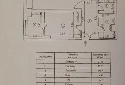 Vand apartament 2 camere decomandat - 7