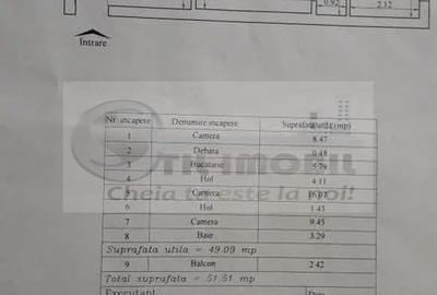 Liber de vanzare apartament 3 camere Baza 3, etaj intermediar - 9