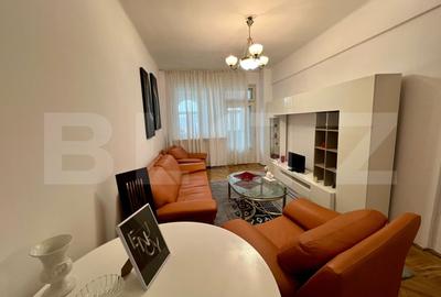 Apartament cu 2 camere decomandat, mobilat în Central