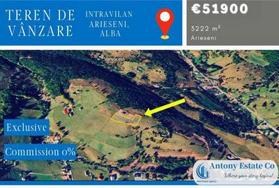 Teren de 3222 mp, în Galbena - 2