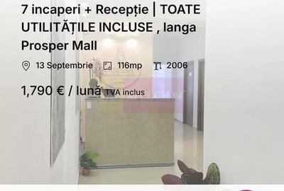 Spațiu comercial, de 116 mp, în 13 Septembrie
