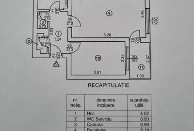 Apartament cu 3 camere semidecomandat în Titan - 1