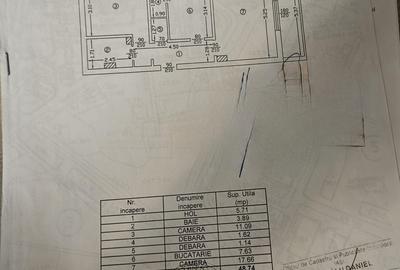 TATARASI-ap. 2 camere, decomandat,55m2, et.1/4,mobilat si utilat,LIBER ! - 1