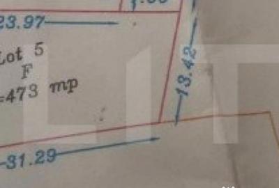 Teren de 473 mp, în Central