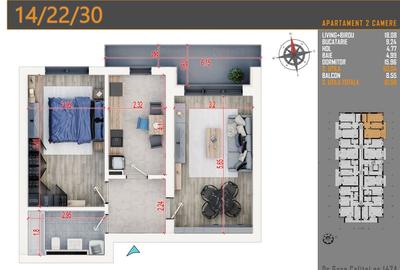 Apartament 2 camere decomandat,Pallady,Sector 3, Metrou - 2