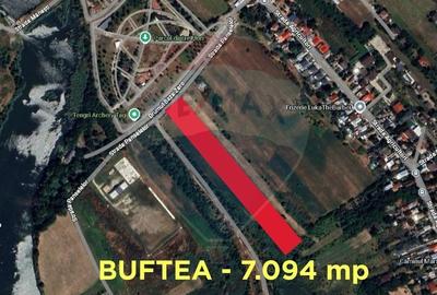 Teren 7094 mp Buftea pozitie excelenta vizavi de parc, acces asfaltat - 1