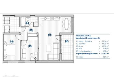Apartament cu 3 camere decomandat în Rediu - 8
