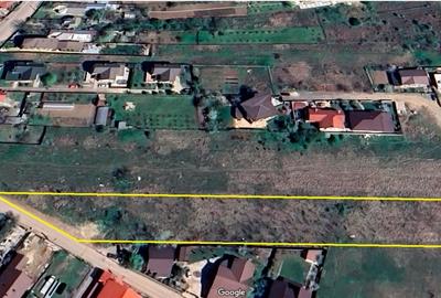 Teren intravilan 5.293 mp-deschidere 42m-Domnesti Ilfov, utilitati la limita