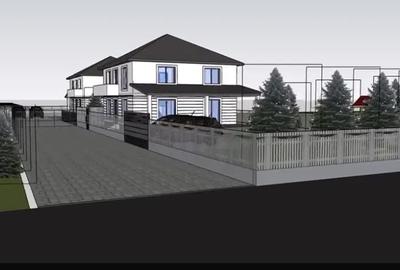 Teren 1400mp autorizat 2 case individuale, Baciu - 4