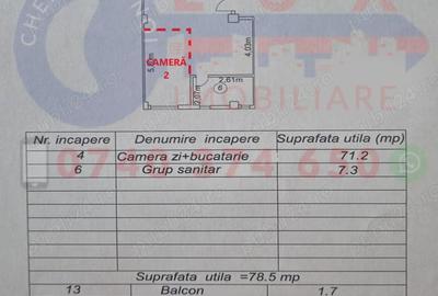 Apartament cu 3 camere în C5 - 6