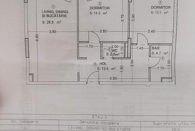 Apartament cu 3 camere, mobilat în Sopor - 3