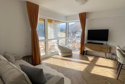 Sinaia -  Apartament 2 camere -mobilat si utilat - parcare- piscina