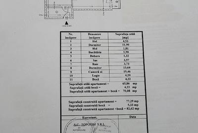 Apartament cu 3 camere decomandat în Central - 1