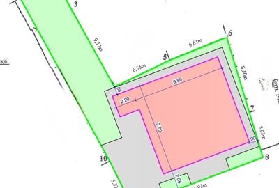 Teren agricol intravilan de 262 mp, în Central