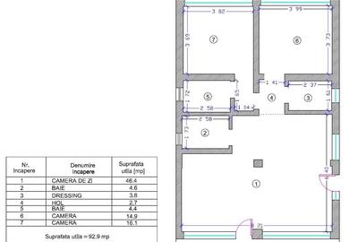 Casa  cu 3 camere si teren 438 mp - Lazu - 2
