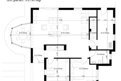 Casă individuală cu 5 camere cu Teren 652 Mp în Nojorid - 2