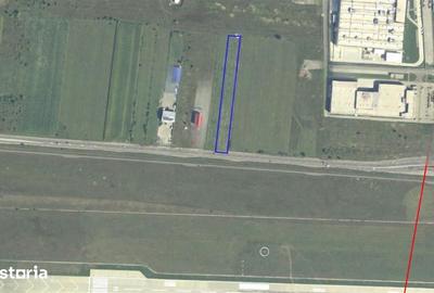 Teren de 5600 mp, în Vest