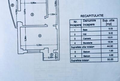Ap cu 2 camere open-space, Rivers Towers - 2