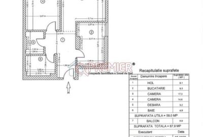 Apartament cu 2 camere decomandat în Apărătorii Patriei