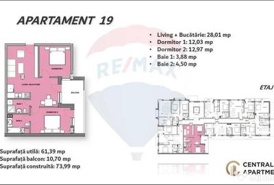 Apartament cu 3 camere decomandat în Cantemir - 4