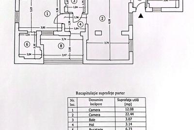 Apartament la casa - 5 camere 100mp utili - 950m de Piata Victoriei -Moxa - 25