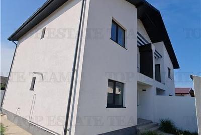 Vila individuala cuplata 4 camere P+1+M, cu incalzire in pardoseala si toate uti Vila individuala cuplata 4 camere P+1+M, cu incalzire in pardoseala si toate uti - 1