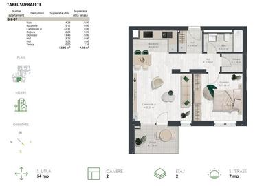 Apartament 2 camere - Denya Forest 7 bloc nZEB - COMISION 0% Apartament 2 camere - Denya Forest 7 bloc nZEB - COMISION 0% - 18