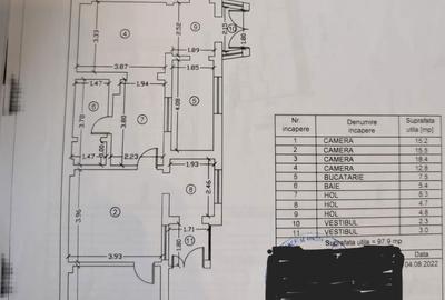 Casă cu 4 camere cu Canalizare în Central - 7