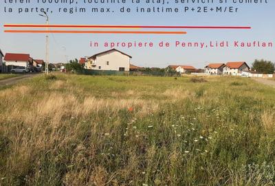 Teren Construcții intravilan de 1000 mp, în Moșnița Nouă