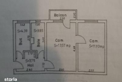 Apartament cu 2 camere în ICIL - 2