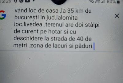 Teren de 2100 mp, în Livedea - 8