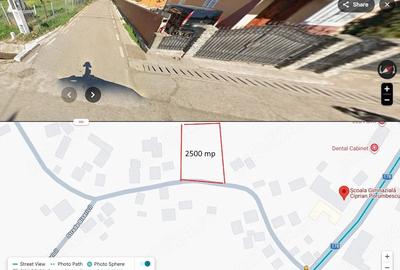 Teren de 2300 mp, în Ciprian Porumbescu